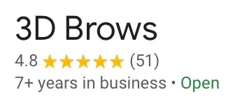 Client Reviews | 3D Brows Utah
